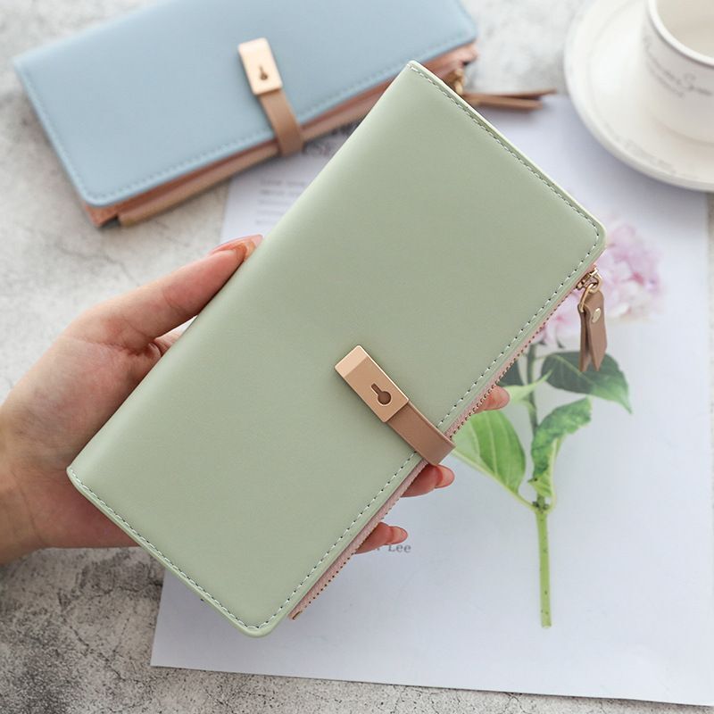 Long Wallet Purses Tassel Coin Card Holder Wallets Synthetic Leather Clutch Bag