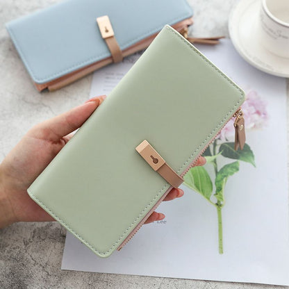 Long Wallet Purses Tassel Coin Card Holder Wallets Synthetic Leather Clutch Bag