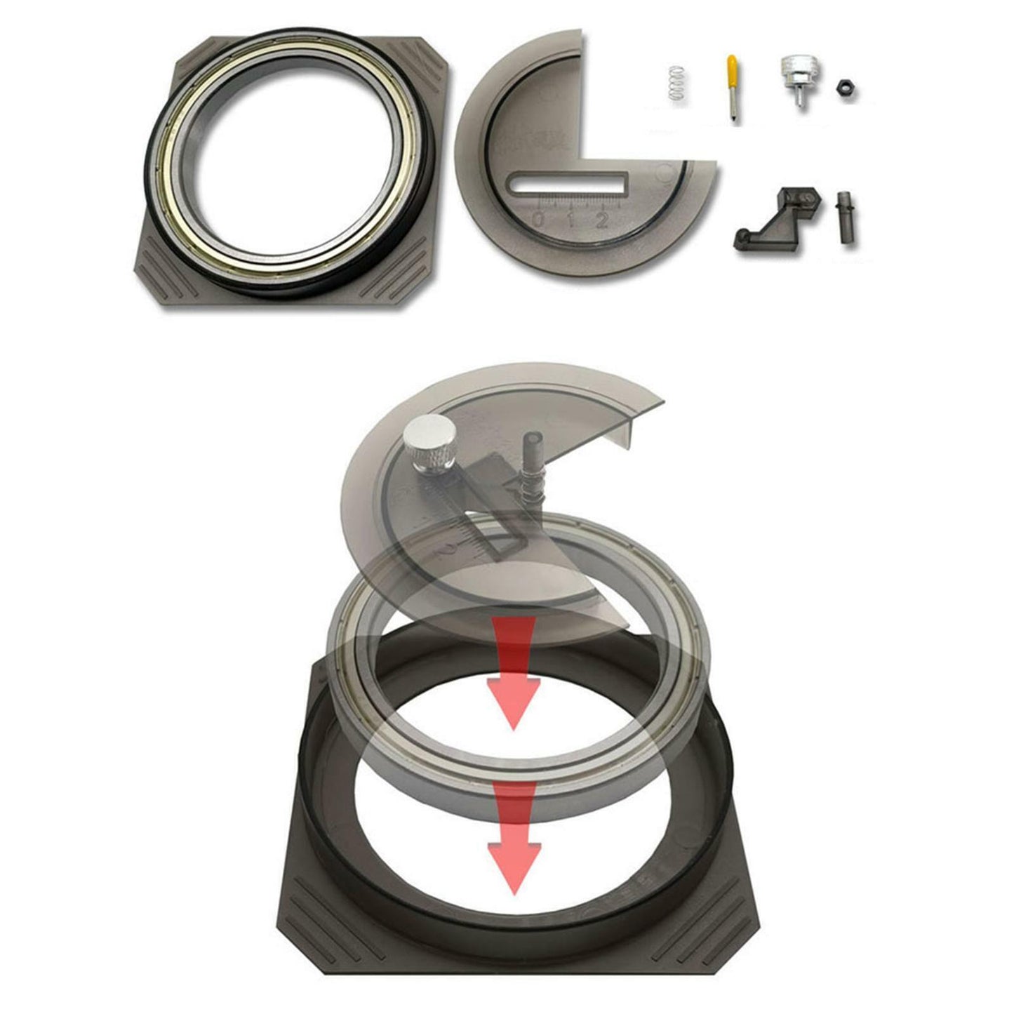 1-50mm Precision Circular Cutter Stepless Adjustment For Gundam Model Building