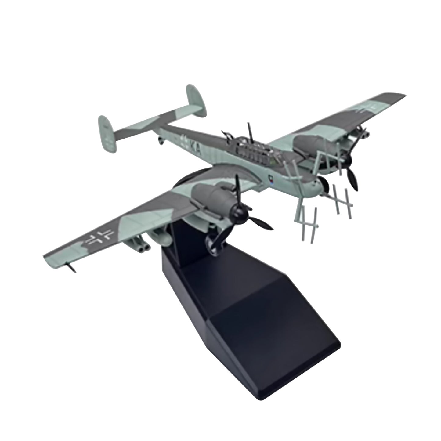 1/100 Scale Diecast Alloy WWII German Messerschmitt BF110 Fighter Model Toy Gift