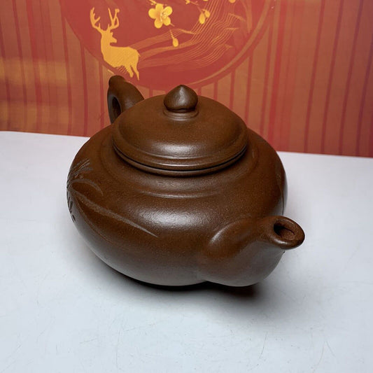 Chinese Yixing Purple Clay Teapot Zisha Ceramic Orchid Teaware Collection Rare