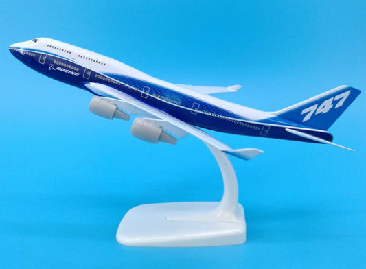 20CM BOEING 747-400 Aircraft Plane Diecast Aeroplane Airplane Model Collection