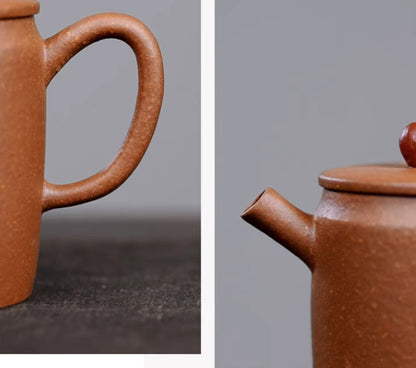 160cc Chinese Yixing Handmade Zisha Teapot Jiangponi Persimmon Hu Gongfu Tea Pot