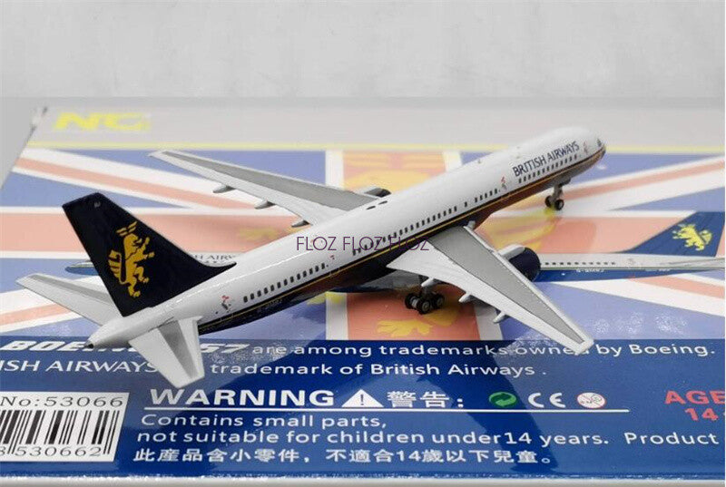 NG Model British Airways Caledonian for Boeing B757-200 G-BMRJ 1:400 Plane Model