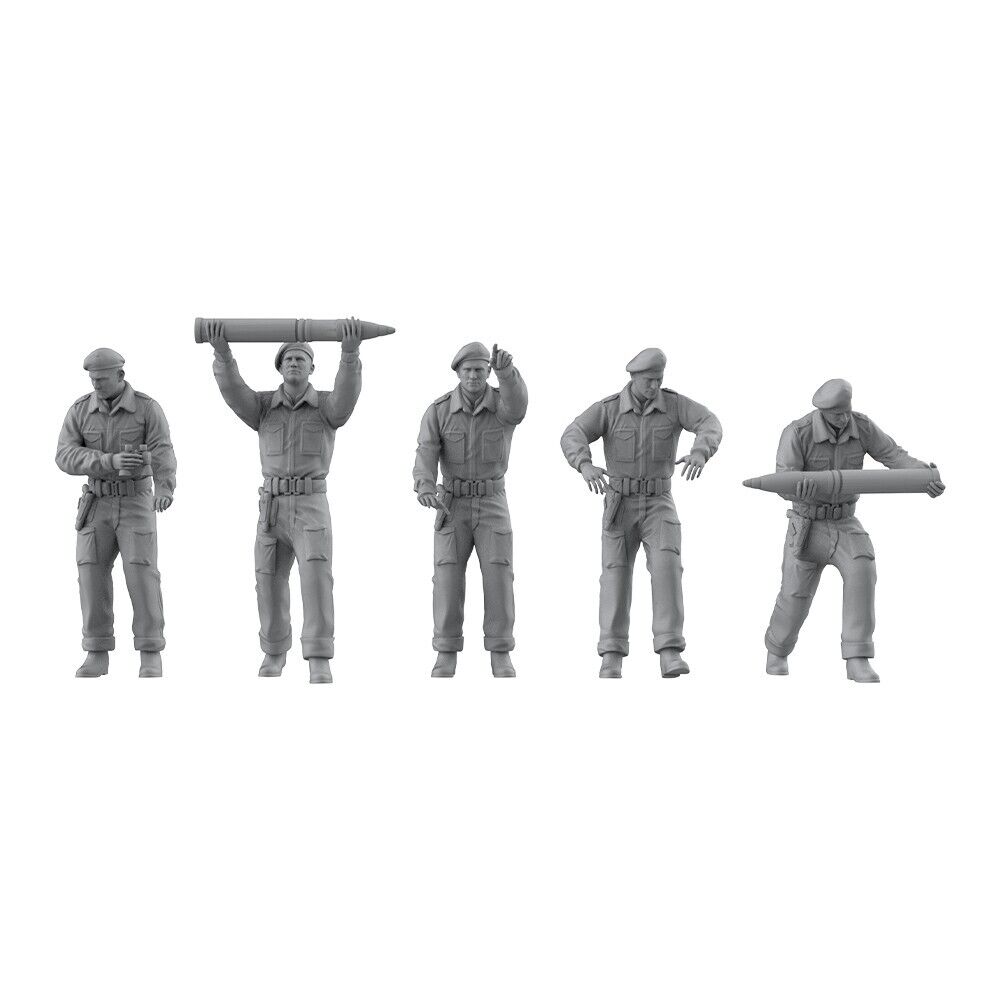 SSMODEL SSTR144917 1/144 Character Model UK Officer Gunner Soldiers