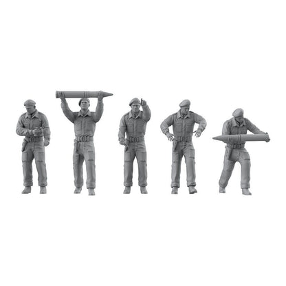 SSMODEL SSTR144917 1/144 Character Model UK Officer Gunner Soldiers