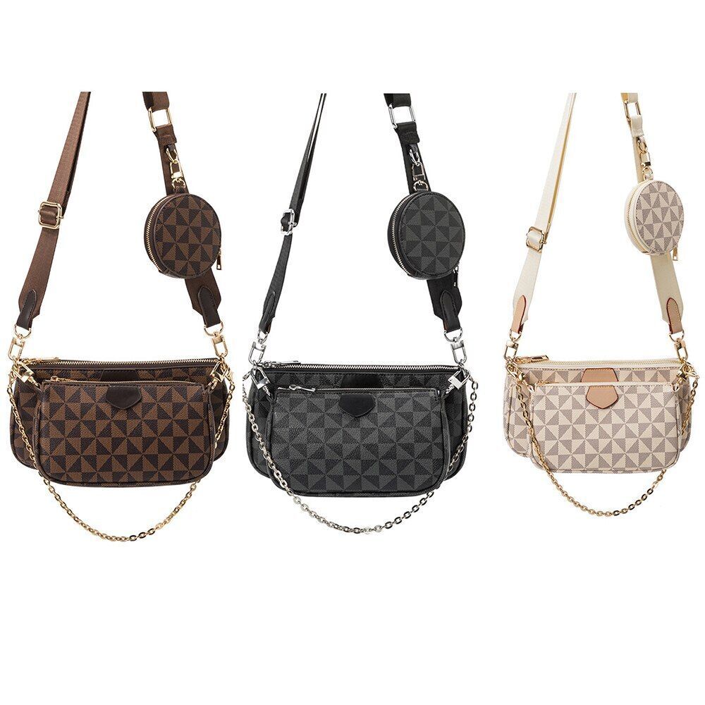Handbag Women Shoulder Bag Purse Handbag Pouch Crossbody 23*13*11 CM Brown Black