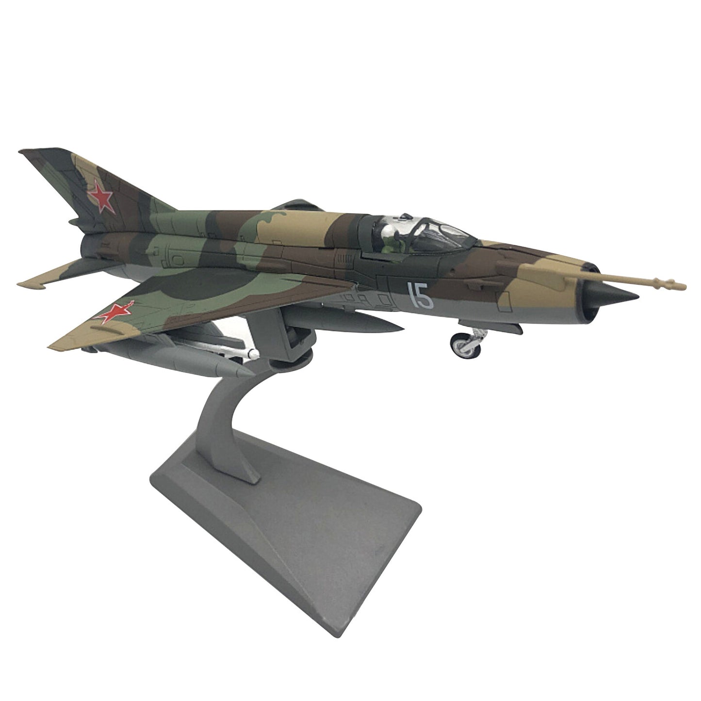 1:72 Soviet Classic Fighter Mig-21 MiG 21 Diecast Alloy Military Aircraft Model
