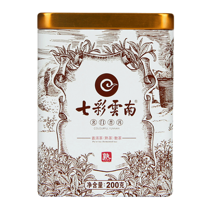COLOURFUL YUNNAN Original Mingmen Pu-erh Tea Loose Tea Ripe Puer Pu'er 200g