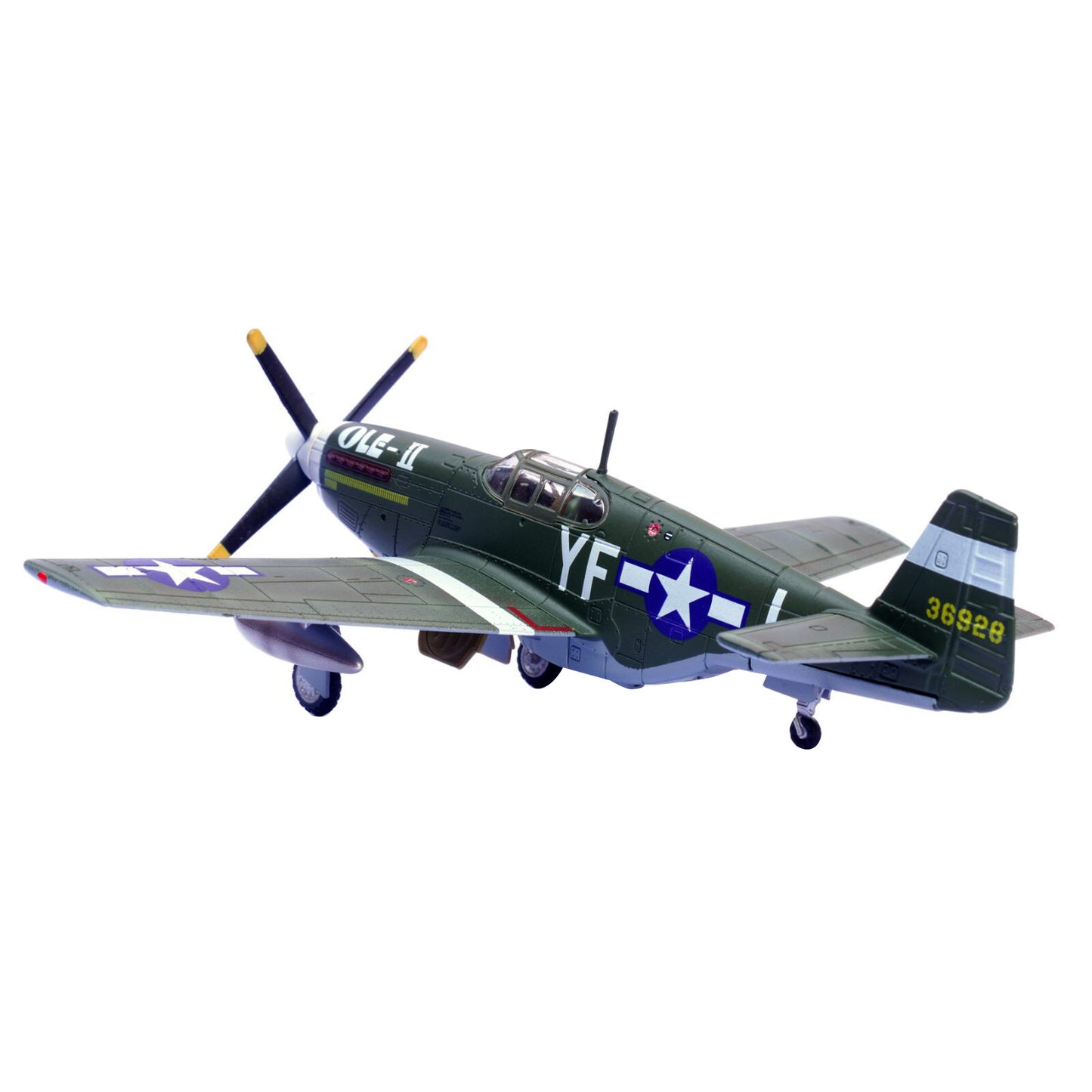 New 1/72 Scale Diecast Alloy WWII US P-51B Mustang Fighter Finished Model