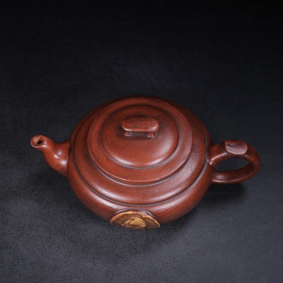 Chinese Yixing Zisha Clay Handmade Exquisite Teapot（上新桥(文革壶) 底款：周桂珍）