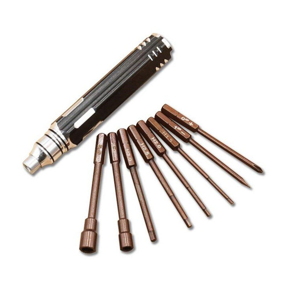 8 in1 Screwdriver Hobby Hardware Philip Tools Kit For RC Car Drone Plane Hex Set