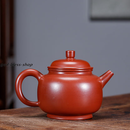 Full Handmade Tea Pot Marked Chinese Original Ore Yixing Zisha Dahongpao Clay