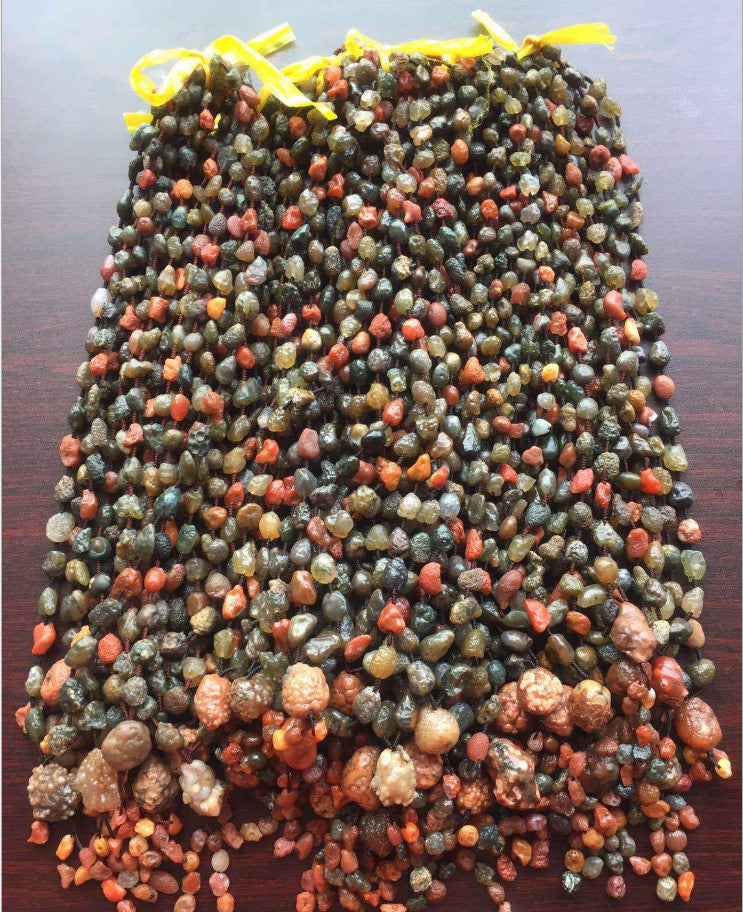 1pcs Natural Multi Colored Gobi Desert JinMai Agate Necklace Pendant - China