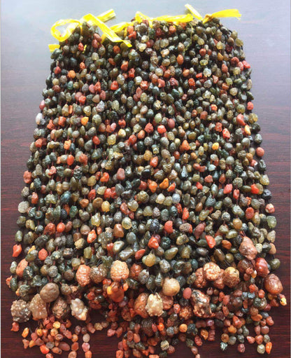 1pcs Natural Multi Colored Gobi Desert JinMai Agate Necklace Pendant - China