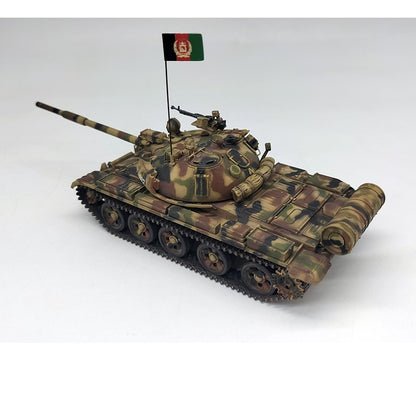 1/72 Afghan T62BDD 1984 main Battle tank camouflage finished model