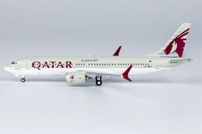 NG Models Qatar for Boeing B737 MAX8 A7-BSC 1/400 Aircraft Pre-built Model