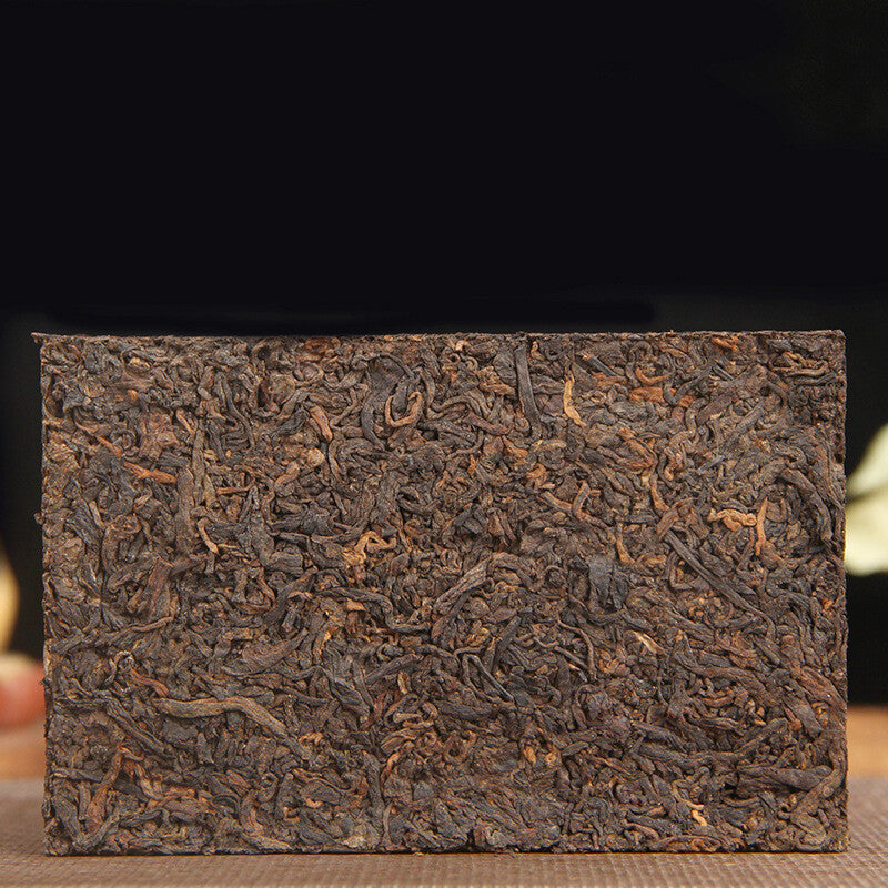 Yunnan Pu'er Tea Menghai Golden Brick Ancient Tree Brick Aged Puer 250g