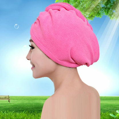 Hair Drying Wrap Microfibre Women Towel Quick Hat Cap Turban Head Bathing Tools