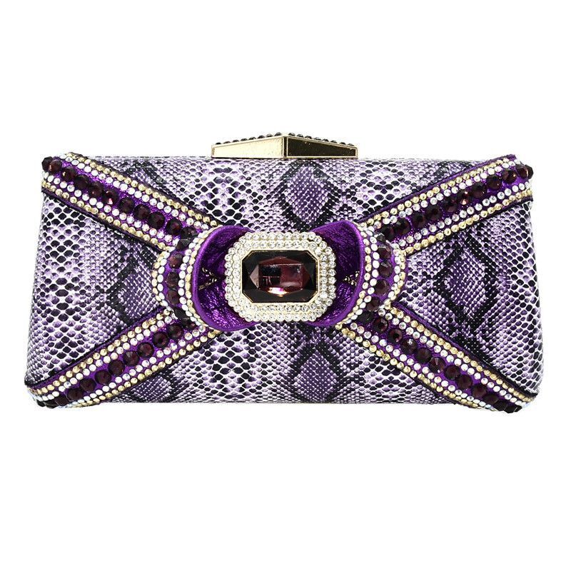 Womens Handbags And Purses Clutch Evening Bag Bridal Shoulder Chain Rhinestone