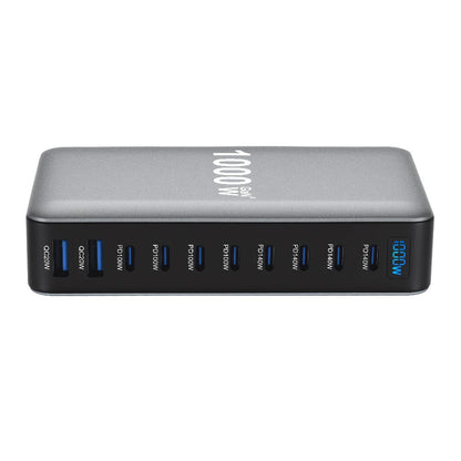 1000W Desktop Multi-Port USB C Charger, 140W PD Fast Charging for iPhone&Laptops