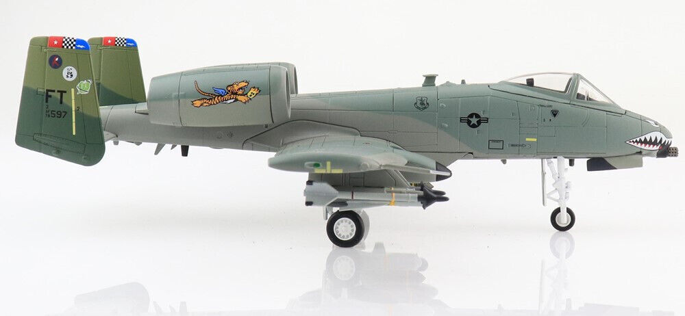 HM American A10 Attack aircraft Model A-10C 75th Fighting Tiger Shark Squadron