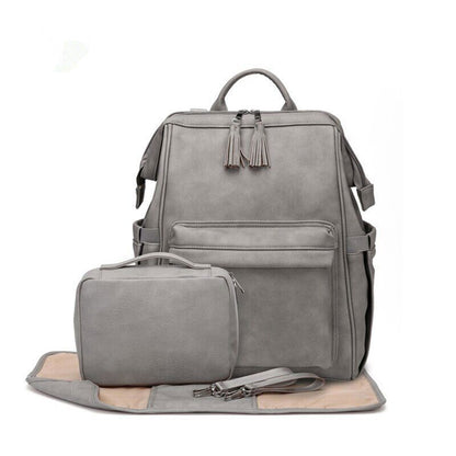 Pu Leather Diaper Bag Backpack Maternity Bag for Stroller Baby Mummy Bags Bag