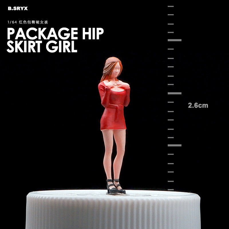City Street Person Doll Scene Prop Model 1/64 Figure Model For Model Car