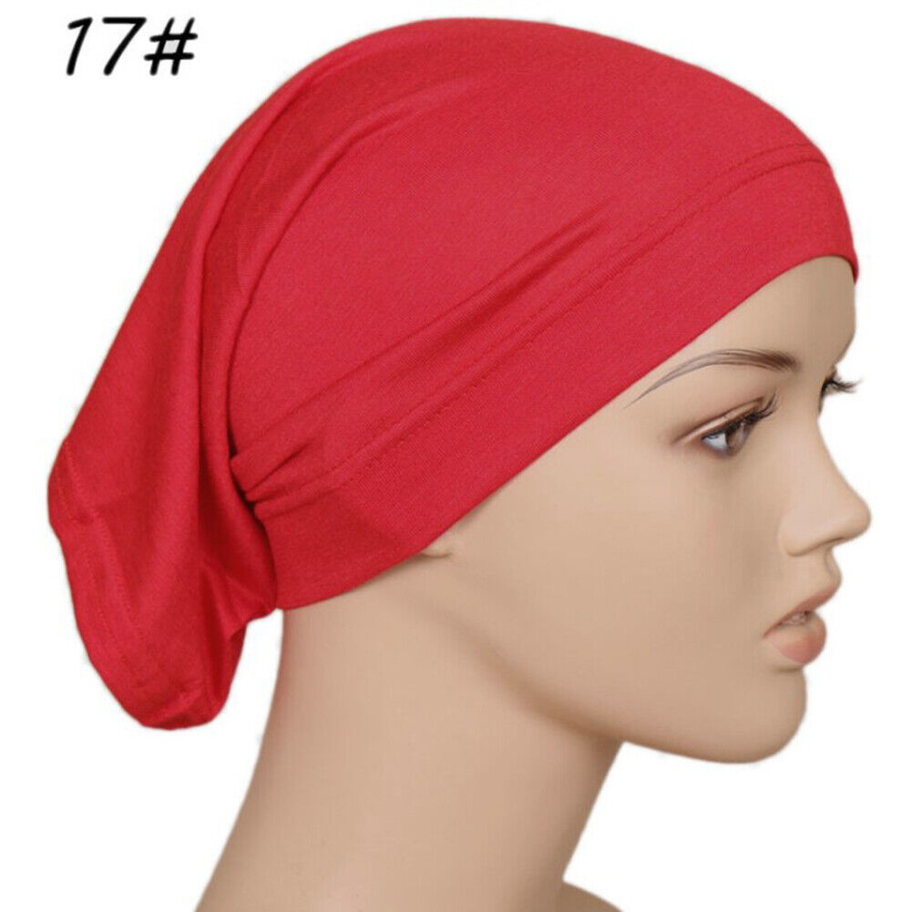Muslim Head scarf Inner Hijab Caps Islamic Underscarf Ninja Scarf hat Unisex