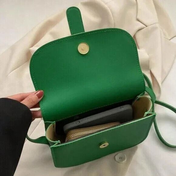Mini Saddle Bag, Fashion Crossbody Flap Bag, NEW