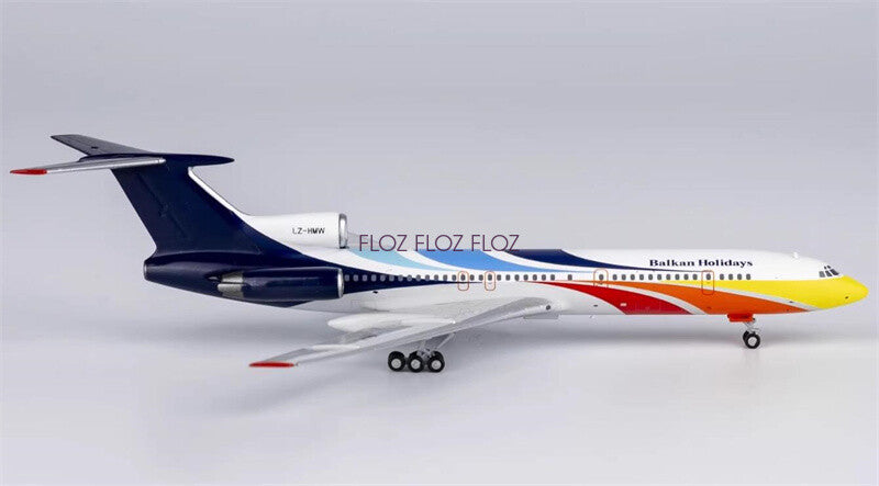 NG Models Balkan Holidays Airlines TU-154M LZ-HMW 1:400 Aircraft Pre-built Model