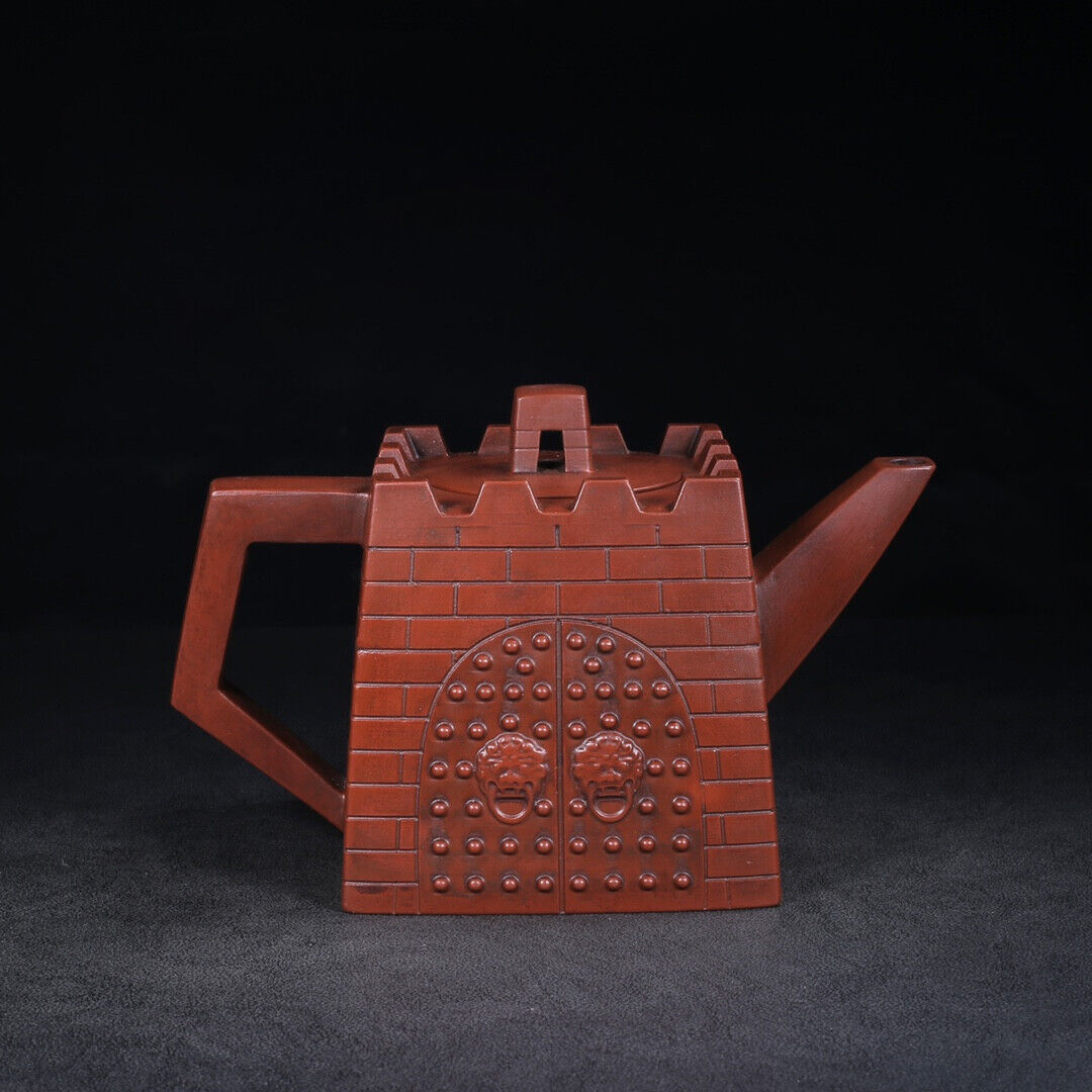 Chinese Yixing Zisha Clay Handmade Exquisite Teapot （长城 底款：徐汉棠）