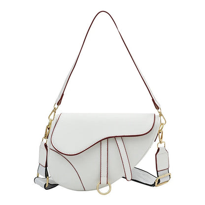 Women's Saddle Bag Purses and Handbag Black Shopper Shoulder Bag