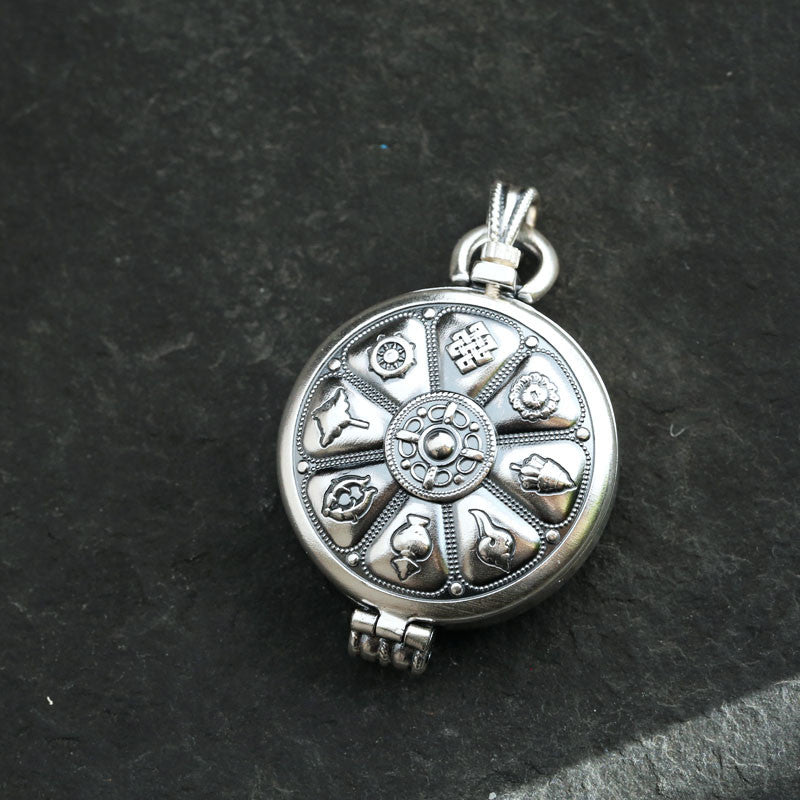 Tibetan Ghau Box Pendant Ethnic Style Amulet Necklace Jewelry For Men And Women