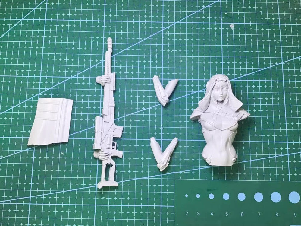 1/10 resin figure modle Chest resin model white mold unassembled unpainted