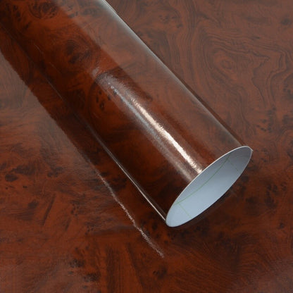 100x30cm Glossy Wood Grain Self Adhesive Sticker Car Vinyl Wrap Film DIY Decor
