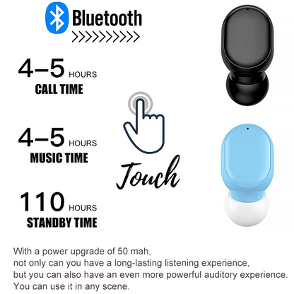 2023 Mini Wireless Bluetooth Earbuds In-Ear Earphones Sport Headset Waterproof