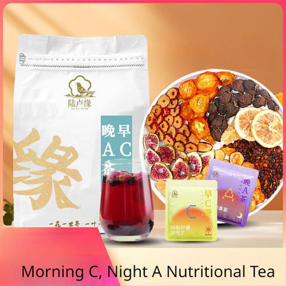 Morning C Evening A Tea Prickly Pear Lemon Mulberry Black Goji Berry Rosewater