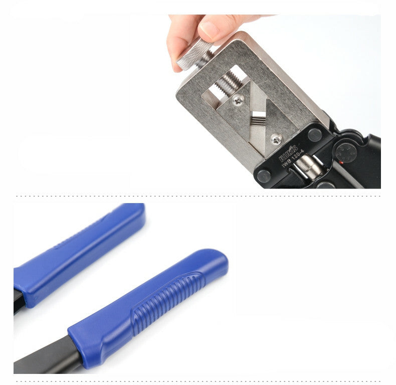 IWS120-4 Tubular Terminal Crimping Pliers Needle Bushing Press Clamp Pliers