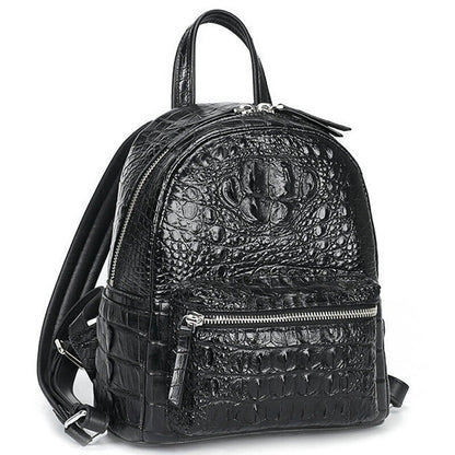 Handcrafted 100% Real CrocodileSkin Leather Women's Luxury Backapck ShoulderBag