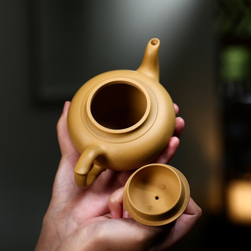 Authentic Yixing Zisha Duan Clay Tea Pot Marked Original Ore Certificate Paper