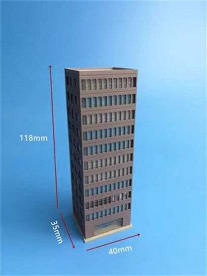 1/300 Scale Railway Station Scene Building City High-Rise Building Model Toy
