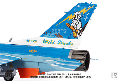 1:72 JC Wings Lockheed F-16C Fighting Falcon USAF Luke AFB Fighter Diecast Model