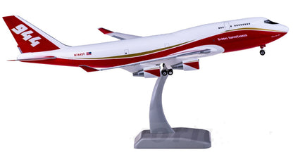 1:200 35CM Hogan BOEING 747-400 Global Supertanker Airplane ABS Plastic Model