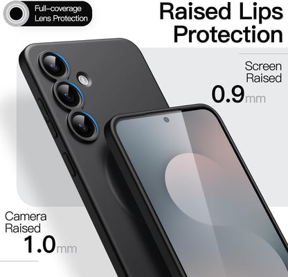 Magnetic Slim Case for Samsung Galaxy S25 FE, Compatible with Magsafe, Camera Le