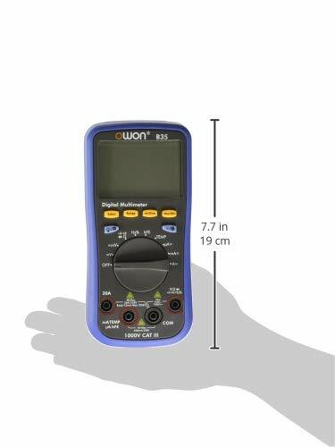 Owon B35 Digital Multimeter with Temperature Meter, Bluetooth Interface T wit...