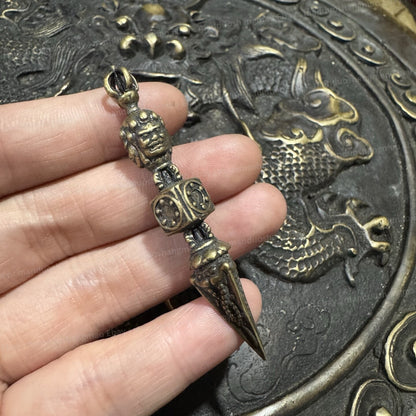 Tibetan Phurba Vajra Dorje Ritual Dagger Buddhist Exorcism Tool