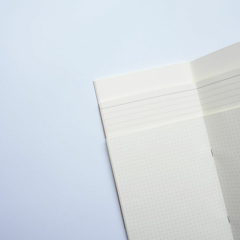 Kraft Paper Notebook Filler Paper Inserts Blank Dot Grid Notepad Diary Journal