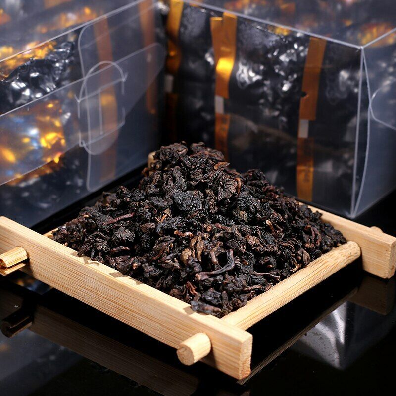 Oil Cut Fast Weight Loss Baked Black Oolong Tea Fat Burn Slimming Fit Diet 250g