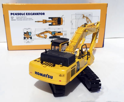1:50 24CM PC400LC-8 Excavator Construction Machine Equipment Diecast Model